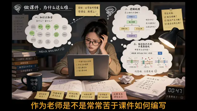 如何使用教育课件设计师帮你一键搞定课件视频封面