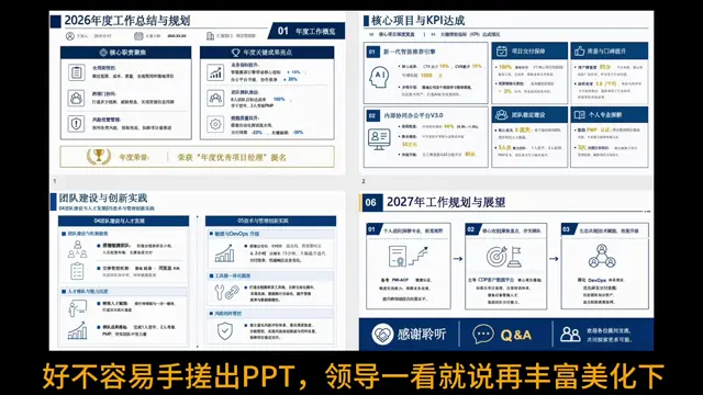 领导让我再丰富美化下PPT，怎么破？视频封面